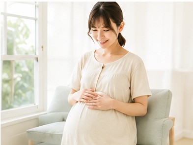 妊娠中の女性のイメージ